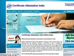 Sites similar to certificate-attestation.co.in