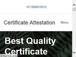 Sites similar to certificate-attestation.com