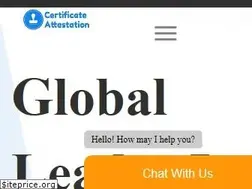 Sites similar to certificateattestation.com