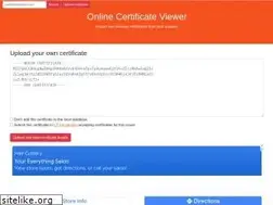 Sites similar to certificatedetails.com