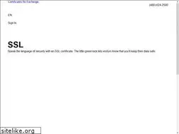 Sites similar to certificatesforexchange.com