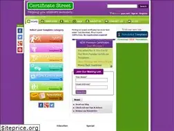 Sites similar to certificatestreet.com