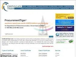 Sites similar to certificatetiger.com