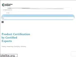 Sites similar to certification-company.com