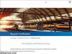 Sites similar to certification.ricardo.com
