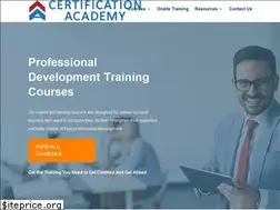Sites similar to certificationacademy.com