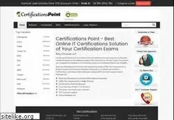 Sites similar to certificationspoint.com