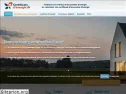 Sites similar to certificatsdenergie.fr