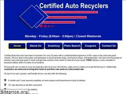 Sites similar to certifiedautorecyclers.com