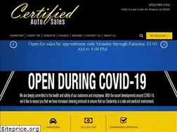 Sites similar to certifiedautosalesaz.com