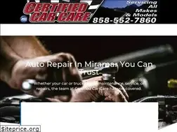 Sites similar to certifiedcarcare.net