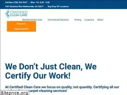 Sites similar to certifiedcleancare.com