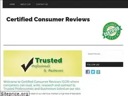 Sites similar to certifiedconsumerreviews.com