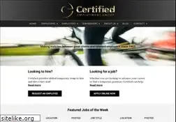 Sites similar to certifiedemployment.com