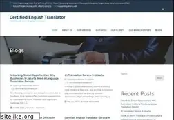 Sites similar to certifiedenglishtranslator.com