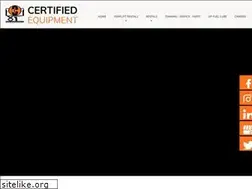 Sites similar to certifiedequipment.com
