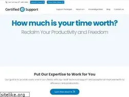 Sites similar to certifiedesupport.com
