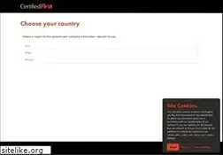 Sites similar to certifiedfirst.com