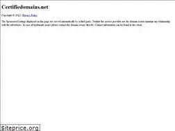 Sites similar to certifiedomains.net
