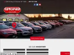 Sites similar to certifiedoneonta.com