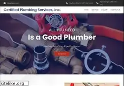 Sites similar to certifiedplumbingservice.com