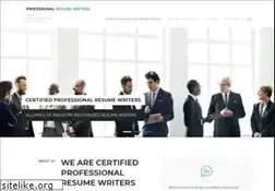Sites similar to certifiedprofessionalresumewriters.com