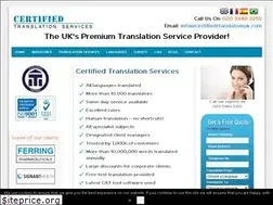 Sites similar to certifiedtranslationservices.co.uk