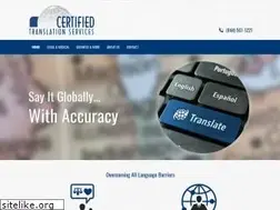 Sites similar to certifiedtranslationservices.com