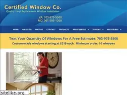 Sites similar to certifiedwindowco.com
