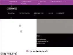 Sites similar to certinvest.ro