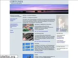 Sites similar to certonia.de