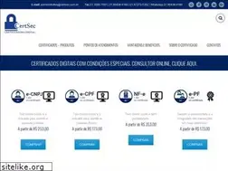 Sites similar to certsec.com.br