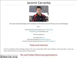 Sites similar to cervenka.io