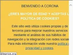 Sites similar to cervezacorona.es