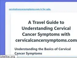 Sites similar to cervicalcancersymptoms.com