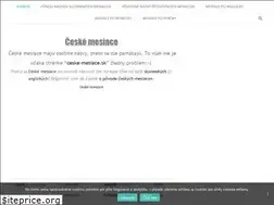 Sites similar to ceske-mesiace.sk
