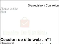 Sites similar to cessionsiteweb.fr