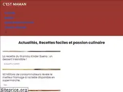 Sites similar to cestmamanquilafait.com