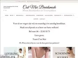 Sites similar to cestmoi-bruidsmode.nl