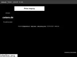 Sites similar to cetara.de
