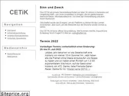 Sites similar to cetik.de