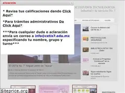 Sites similar to cetis7.edu.mx