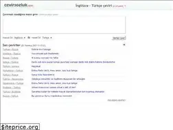Sites similar to cevirsozluk.com