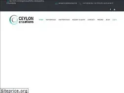 Sites similar to ceyloncreations.com