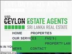 Sites similar to ceylonestateagents.com