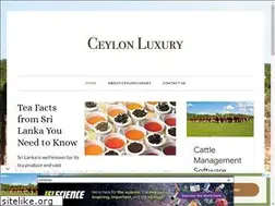 Sites similar to ceylonluxury.com