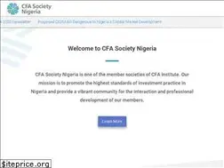 Sites similar to cfasocietyng.org