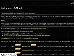 Sites similar to cfg2html.com
