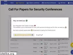 Sites similar to cfptime.org