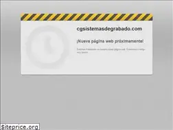 Sites similar to cgsistemasdegrabado.com